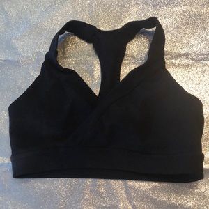 Lululemon cross front cropped racer back cropped stretch workout tank